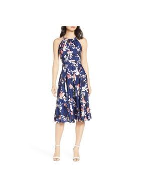 eliza j floral print halter dress navy for Sale up to 90% Off: Poshmark Swatch_B1E9B0